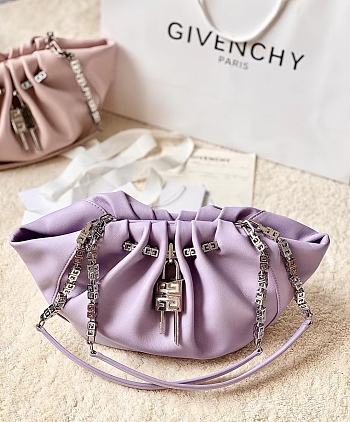 Givenchy Calfskin Kenny Shoulder Bag - 32x22x17cm