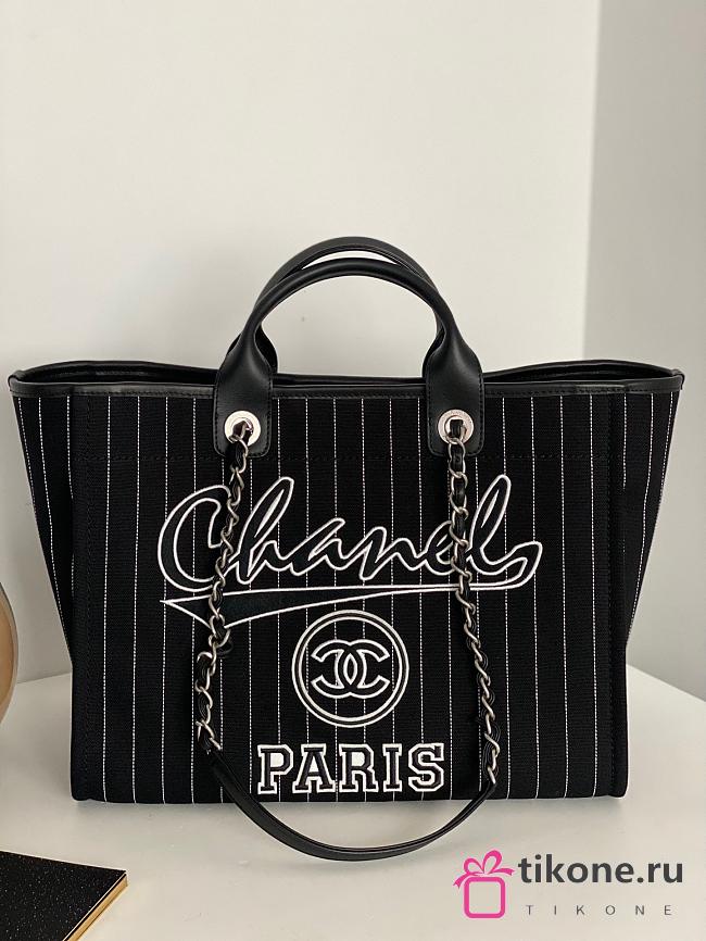 Chanel 23P Black Tote - 50x30x22cm - 1