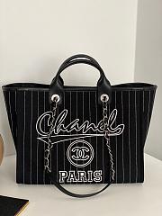 Chanel 23P Black Tote - 50x30x22cm - 1