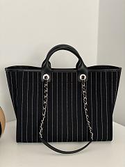 Chanel 23P Black Tote - 50x30x22cm - 2