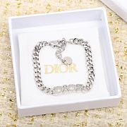 Dior Silver Logo Bracelet - 1