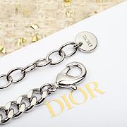 Dior Silver Logo Bracelet - 3