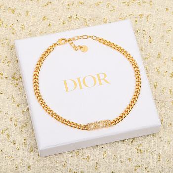 Dior Gold Logo Necklace
