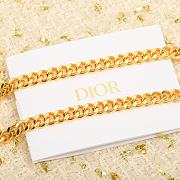 Dior Gold Logo Necklace - 3