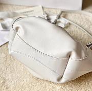 Givenchy White Calfskin Kenny Shoulder Bag - 32x22x17cm - 5