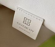 Givenchy White Calfskin Kenny Shoulder Bag - 32x22x17cm - 4