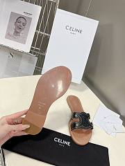 Celine Triomphe Mule In Black Sandals - 5