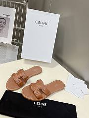 Celine Triomphe Mule In Brown Sandals - 4