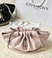 Givenchy Pink Calfskin Kenny Shoulder Bag - 32x22x17cm - 1