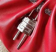 Givenchy Red Calfskin Kenny Shoulder Bag - 32x22x17cm - 5