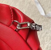 Givenchy Red Calfskin Kenny Shoulder Bag - 32x22x17cm - 2