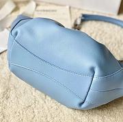 Givenchy Blue Calfskin Kenny Shoulder Bag - 32x22x17cm - 4