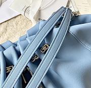 Givenchy Blue Calfskin Kenny Shoulder Bag - 32x22x17cm - 3