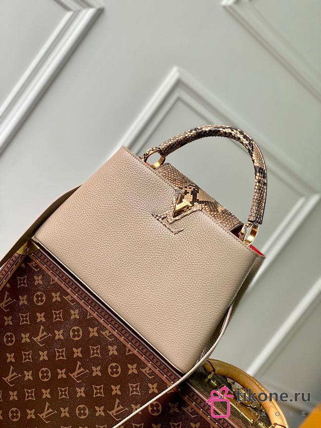 LV Larger Cappucines BB Python M80741 - 31.5x20x11cm - 1