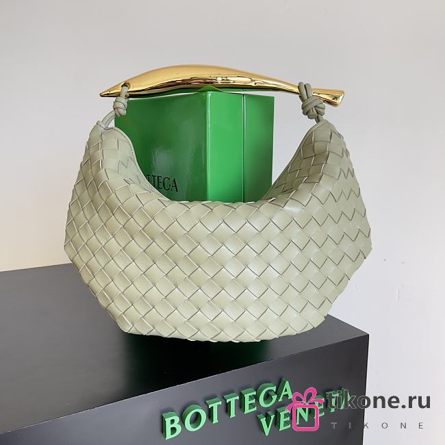 Bottega Veneta Travertine Green Sardine Bag - 36x3x24cm - 1