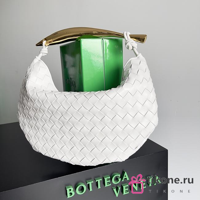 Bottega Veneta White Sardine Bag - 36x3x24cm - 1