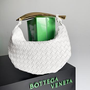 Bottega Veneta White Sardine Bag - 36x3x24cm