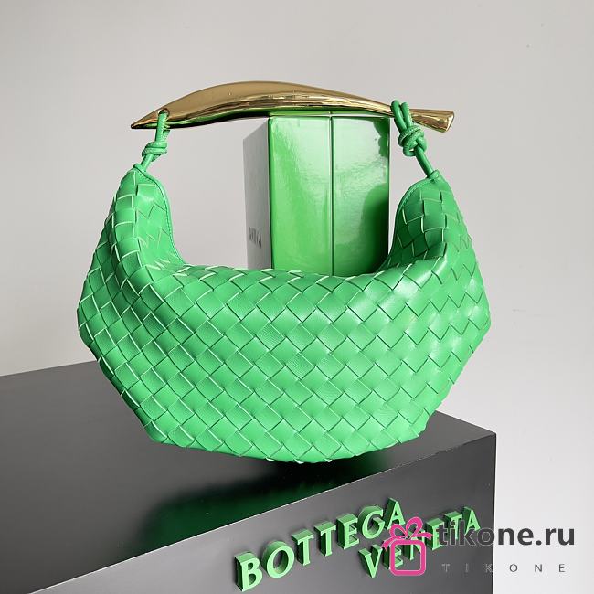 Bottega Veneta Parakeet Green Sardine Bag - 36x3x24cm - 1