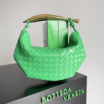Bottega Veneta Parakeet Green Sardine Bag - 36x3x24cm