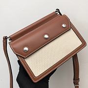 Buberry Brown Mini Horseferry Tittle Pocket - 19x15x5cm - 4