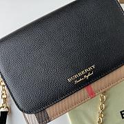 Burberry Hamshire House Check Crossbody Black-Brown - 19x13.5x5cm - 2