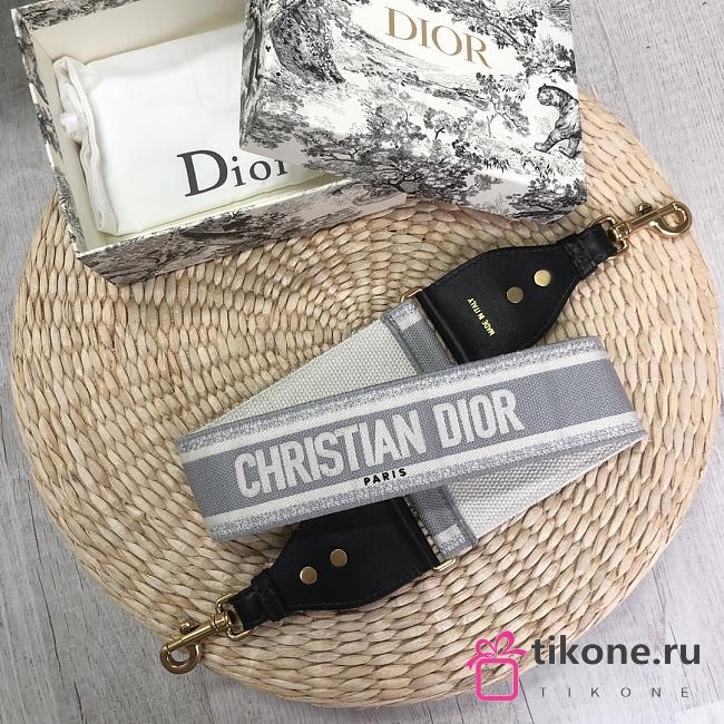 Dior Handbag Strap Grey Size 110cm - 1