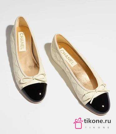 Chanel Ballerinas Black-White - 1