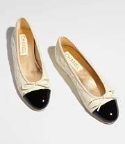 Chanel Ballerinas Black-White - 1