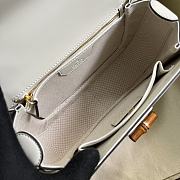 Gucci Bamboo 1947 In White Leather - 26x17x9cm - 2