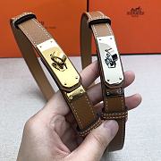 Hermes Kelly 18 Brown Belt 8mm - 1