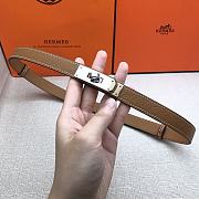 Hermes Kelly 18 Brown Belt 8mm - 5