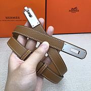 Hermes Kelly 18 Brown Belt 8mm - 4