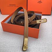 Hermes Kelly 18 Brown Belt 8mm - 3