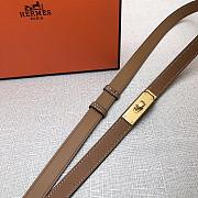 Hermes Kelly 18 Brown Belt 8mm - 2