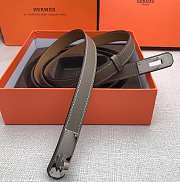 Hermes Kelly 18 Grey Belt 8mm - 5