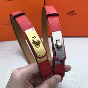 Hermes Kelly 18 Red Belt 8mm - 1