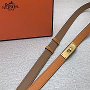 Hermes Kelly 18 Orange Belt 8mm - 2