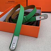 Hermes Kelly 18 Green Belt 8mm - 2