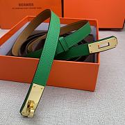 Hermes Kelly 18 Green Belt 8mm - 4