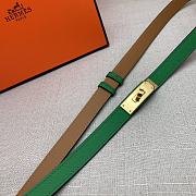 Hermes Kelly 18 Green Belt 8mm - 5