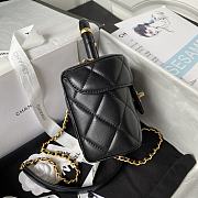 Chanel Small Vanity Case Black Lambskin - 15×12.5×8cm - 2