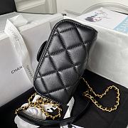 Chanel Small Vanity Case Black Lambskin - 15×12.5×8cm - 3