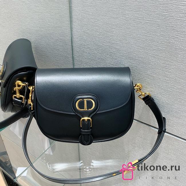 Dior Medium Bobby Black Leather - 22x17x6cm - 1