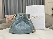 Dior 2023 Ammi Blue Large Bag - 38x30x13 cm - 1