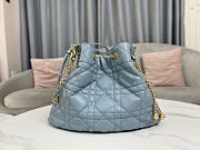 Dior 2023 Ammi Blue Large Bag - 38x30x13 cm - 5