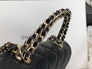 Chanel Black Chain Bag With Hollow Handle - 18x10x4.5cm - 3