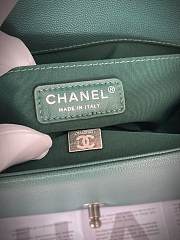 Chanel Leboy Green With Silver Hardware - 25x15x8cm - 4