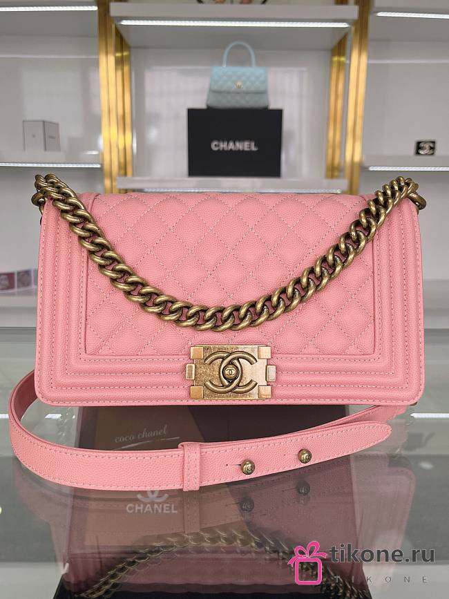 Chanel Pink Leboy Aged Gold - 25x15x8cm - 1