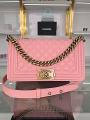 Chanel Pink Leboy Aged Gold - 25x15x8cm - 1