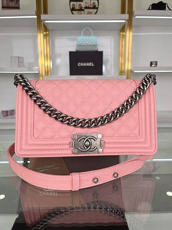 Chanel Pink Leboy Aged Rutherium - 25x15x8cm